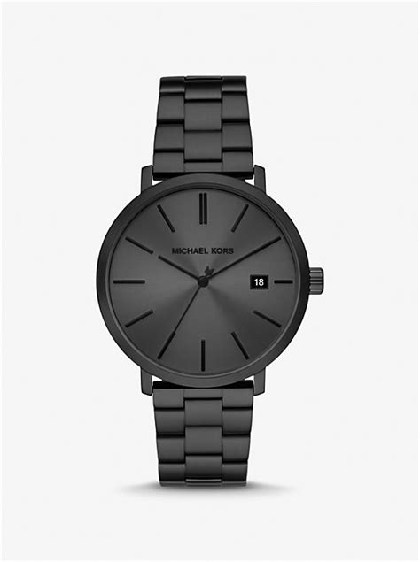 michael kors oversized benning black-tone watch|Oversized Blake Black.